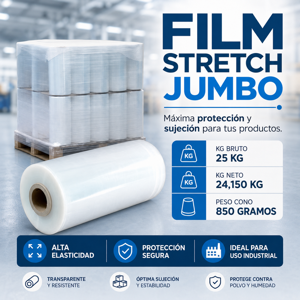 FILM STRETCH JUMBO 25 KG