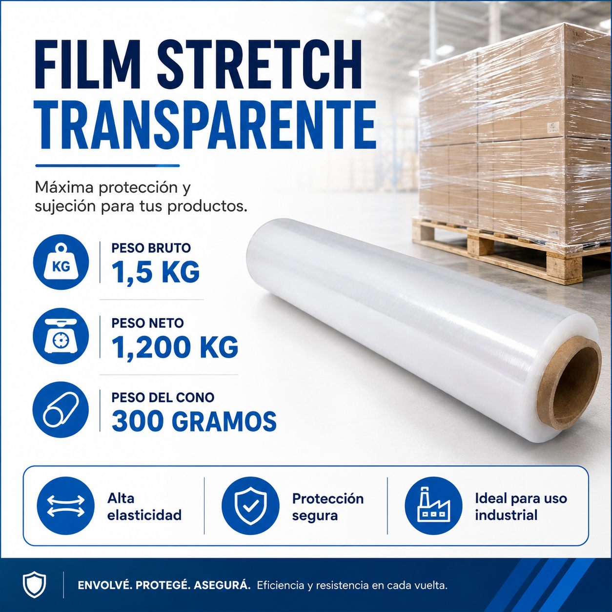 FILM STRETCH MANUAL 1,5 KG
