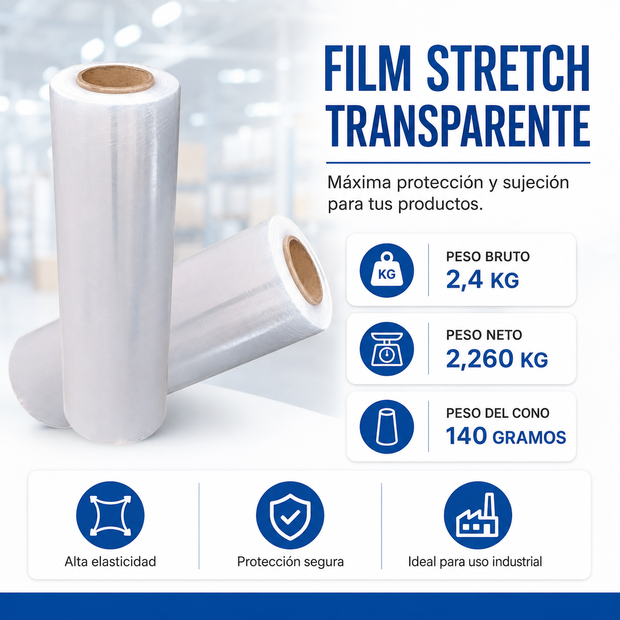 FILM STRETCH MANUAL 2,4 KG