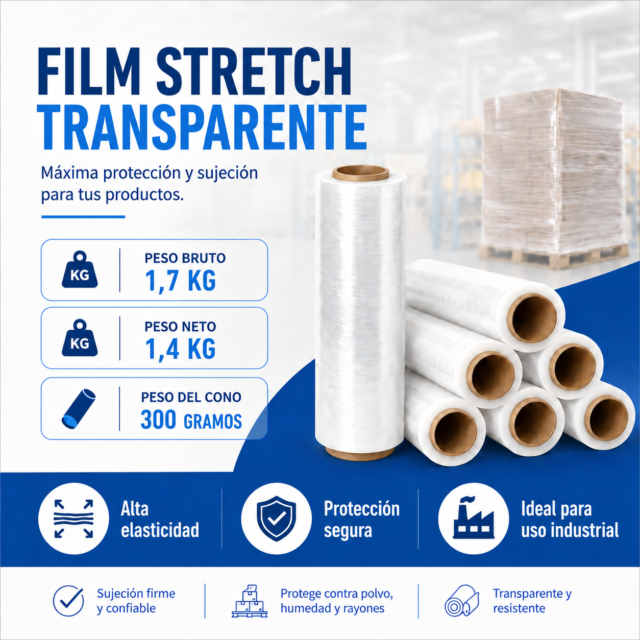 FILM STRETCH MANUAL 1,7 KG
