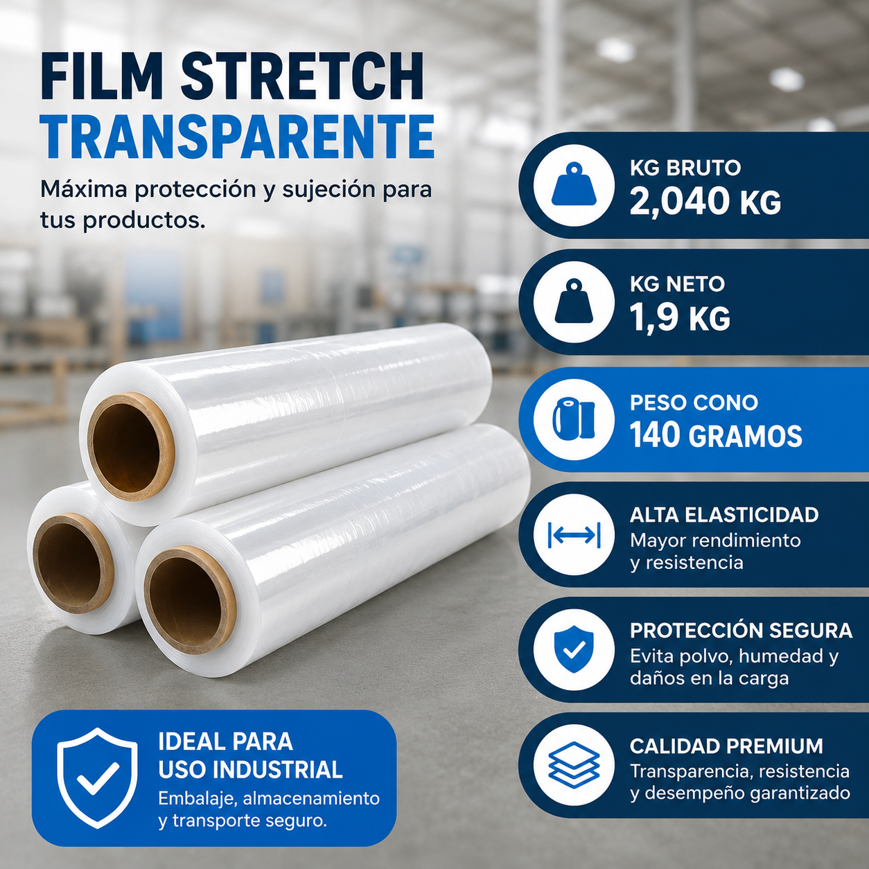 FILM STRETCH MANUAL 2KG