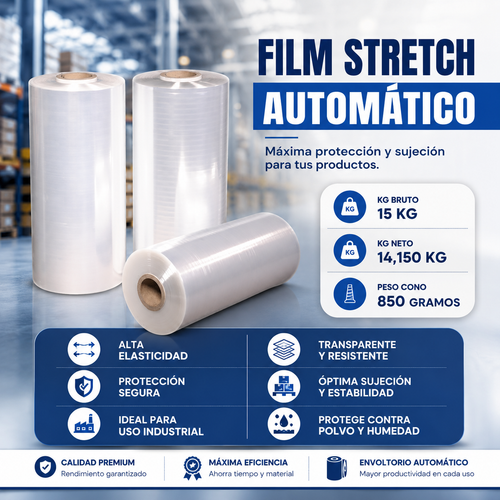 FILM STRETCH AUTOMATICO 15 KG